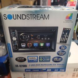 NEW SOUNDSTREAM DOUBLE DIN WITH BLUETOOTH 