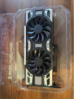 EVGA GeForce GTX 1080 SC, 8GB GDDR5X with original box.