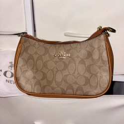 coach signature mini rowan file bag