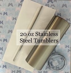 20 oz Stainless steel tumblers