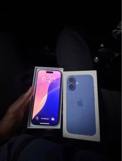 Apple iPhone 16 Blue with Box