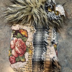 Dog Couture jacket. Dog fancy. Dog coat. Dog blinged XXS/XS. 