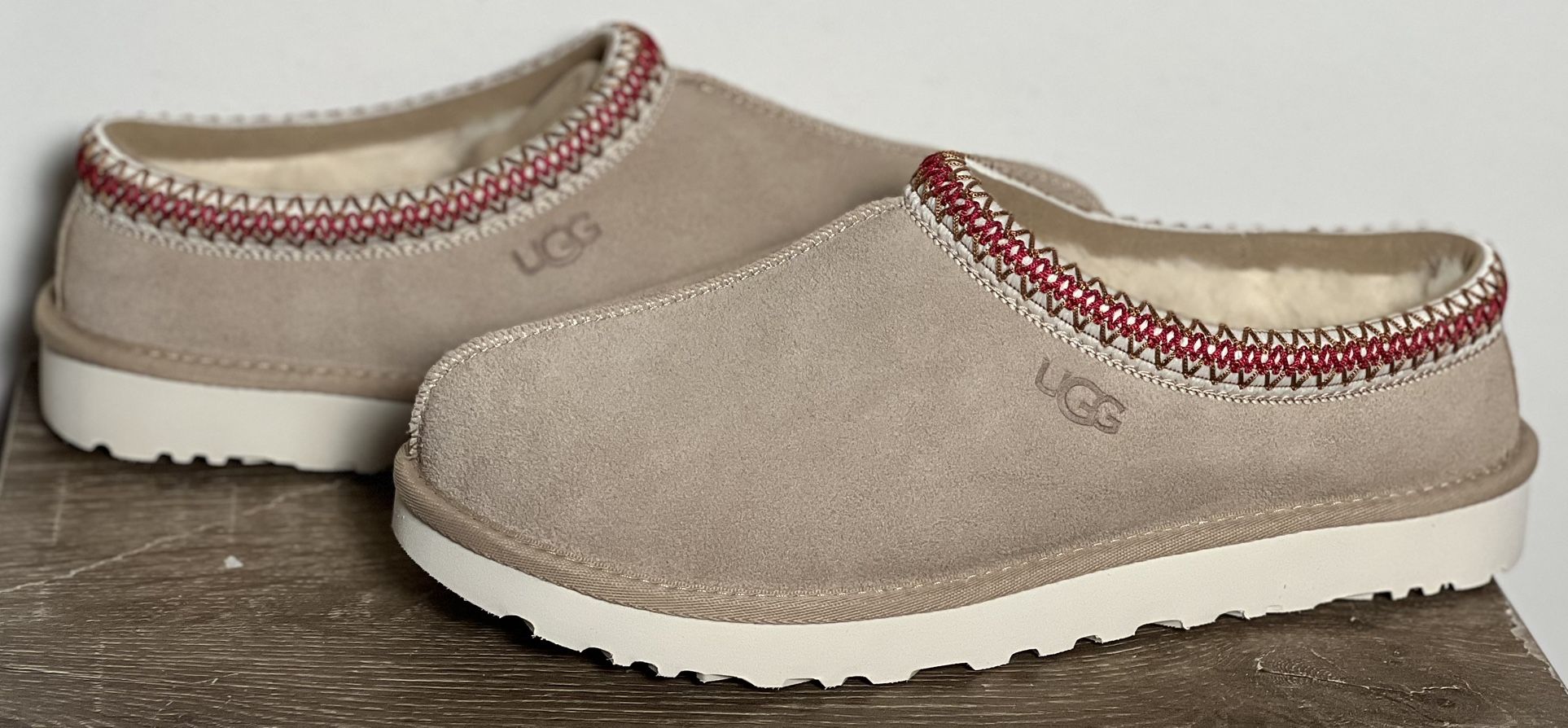 UGG Tasman Slipper Sand Dark Cherry (Women’s) | Size 12W / 11M | 5955-SNDD (NEW)