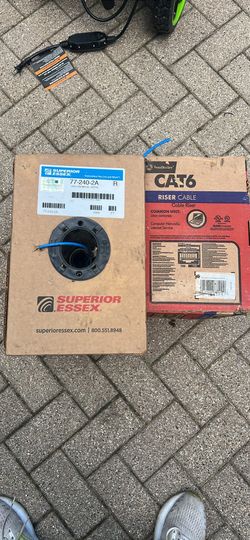 CAT6 Network Cable Rolls – Superior Essex & Southwire – Almost Full