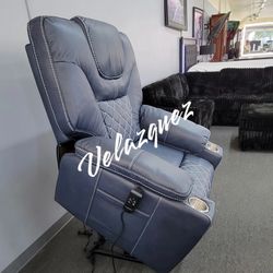 ✅️✅️Massage Lift Chair Blue✅️