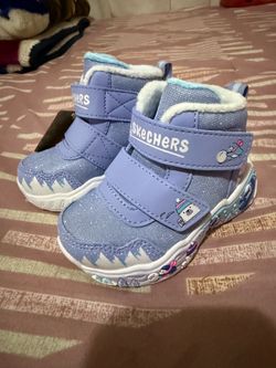 Sketchers toddler girl boots size 5