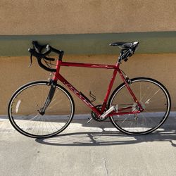 KHS FLITE 300 Road Bike Bicycle with 23” Inch Aluminum Body and Carbon Fork - Tested