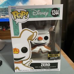 Funko Pop Disney Nightmare Before Christmas #1244 Gingerbread Zero Hot Topic Exclusive Holiday 2022