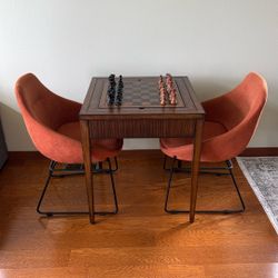 Chess Table With Chairs
