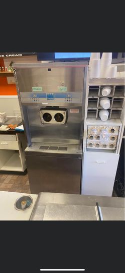 Two Taylor soft serve machines