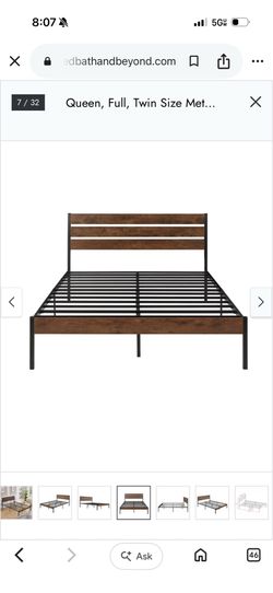 Queen bed frame