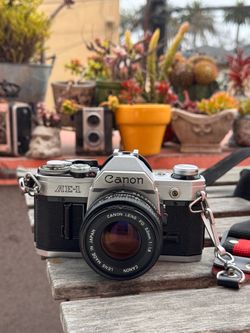 Vintage canon AE-1 35mm film camera