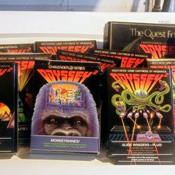 Magnavox Odyssey2 Console and Games (all in original boxes)