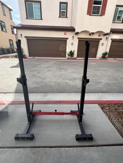 Adjustable Squat Rack Barbell Stand