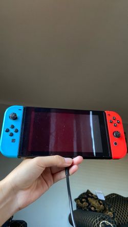 Nintendo Switch with Neon Joy-Cons