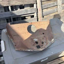 1946 Chevy radiator cover with hood latch