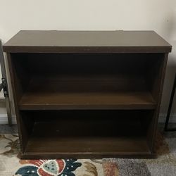 Vtg Wood 2 Tier Strong Bookcase Shelf Unit 🚚 extra Madera auténtica Estantería de alta resistencia