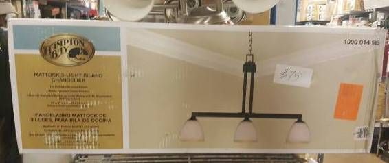 SALE!! Hampton 3-Light Oil Rubbed Bronze Island Light -