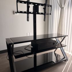 Whalen Xavier 3-in-1 Television Stand for TVs up to 70", Black