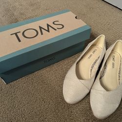 Toms -  NEW! Natural Woven W’sFlats - Size 9.5 