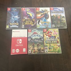 Nintendo switch games (read description)