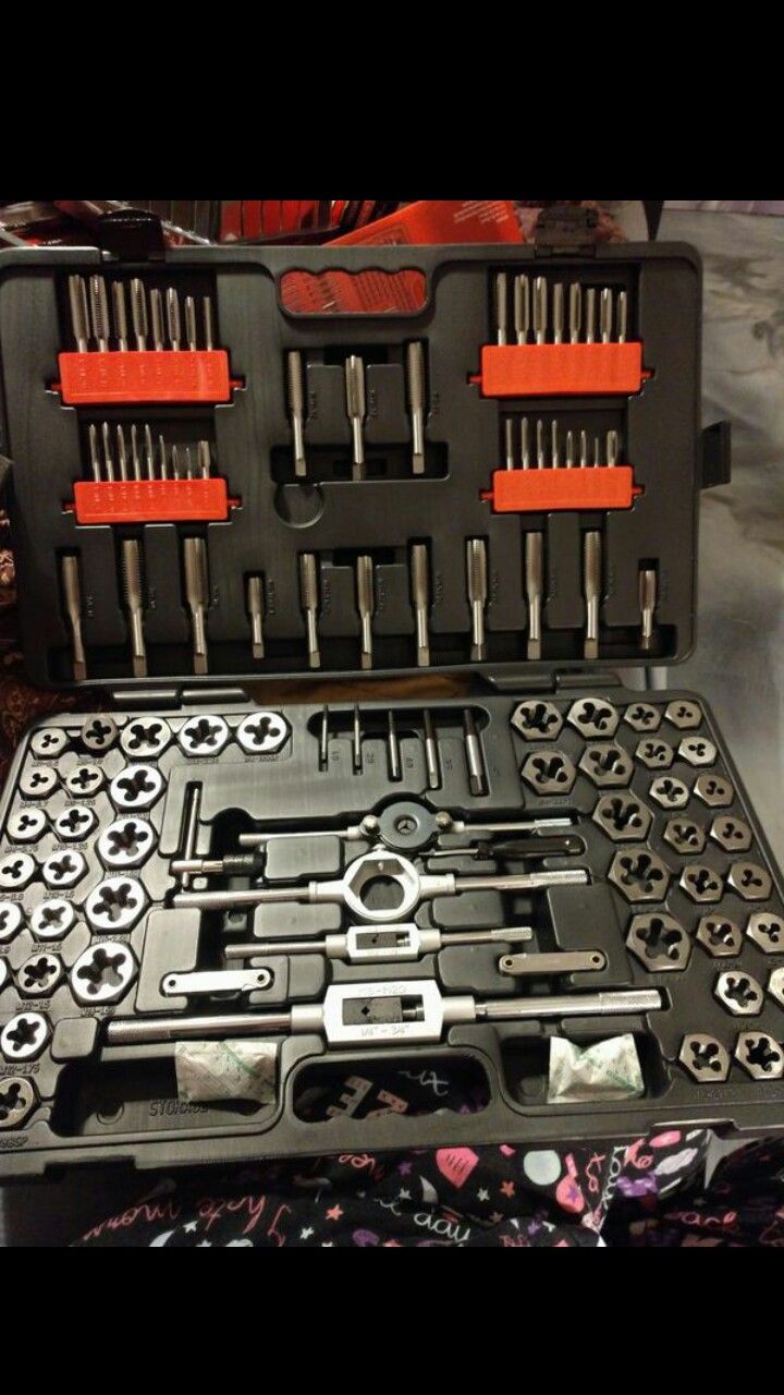 Craftsman 107 piece tap and die set