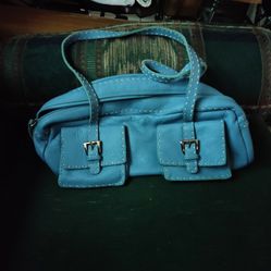 Leather Handbag Carla Mancini 