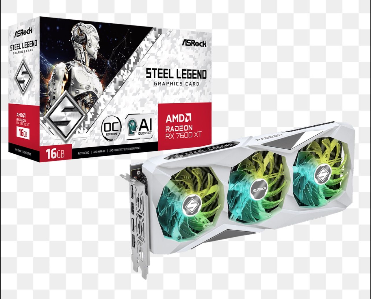 ASROCK AMD RADEON 7600XT 16GB