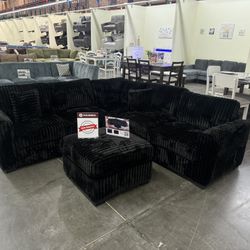 New Black Sofa 