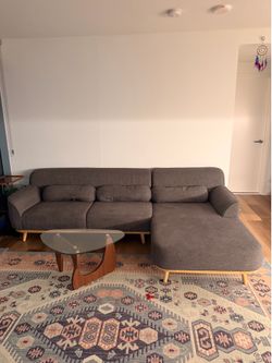 Sectional sofa gray