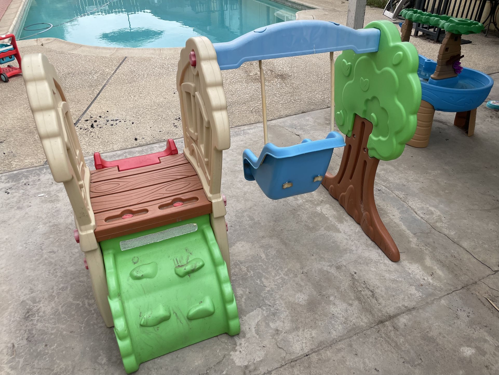 Little Tikes Swing And Slide Set