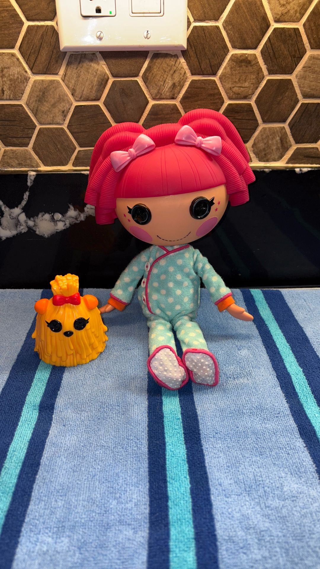 Lalaloopsy Doll Peppy Pom Poms Sew Sleepy Doll & Pet