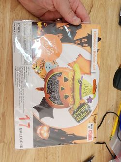 Halloween balloon set