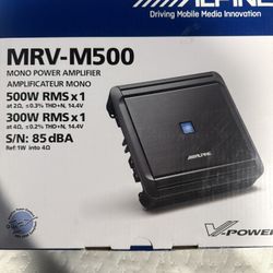 Alpine MRV-M500 amplifier 