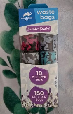 Waste bags lavender scent animal planet new