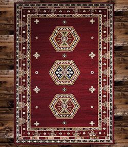 Brand new Traditional Kilim Design Area Rug size 5x8 nice red carpet Persian style