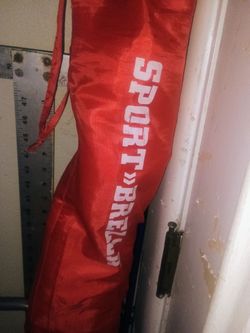 Beach umbrella or sports brella