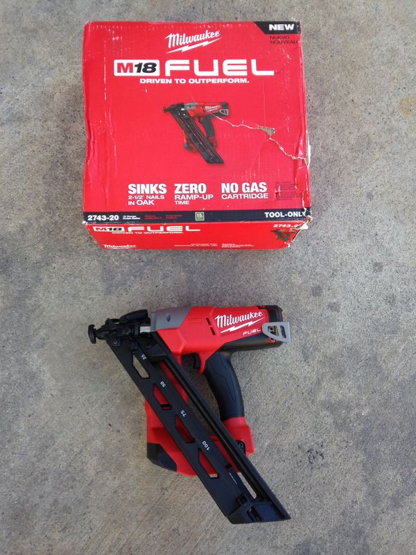 Milwaukee 15 gauge finish nailer for Sale in Los Angeles, CA OfferUp