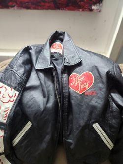 Vintage I Love Lucy Leather Jacket