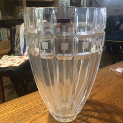 Waterford Marquis Quadrata Crystal Vase 12 Inches Tall 