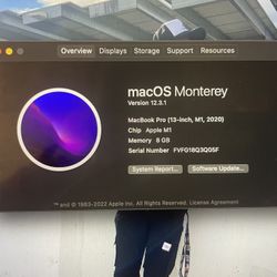 2020 MacBook Pro 512 Gb 8gb Ram