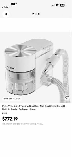 Pullyon nail  drill w vacuum