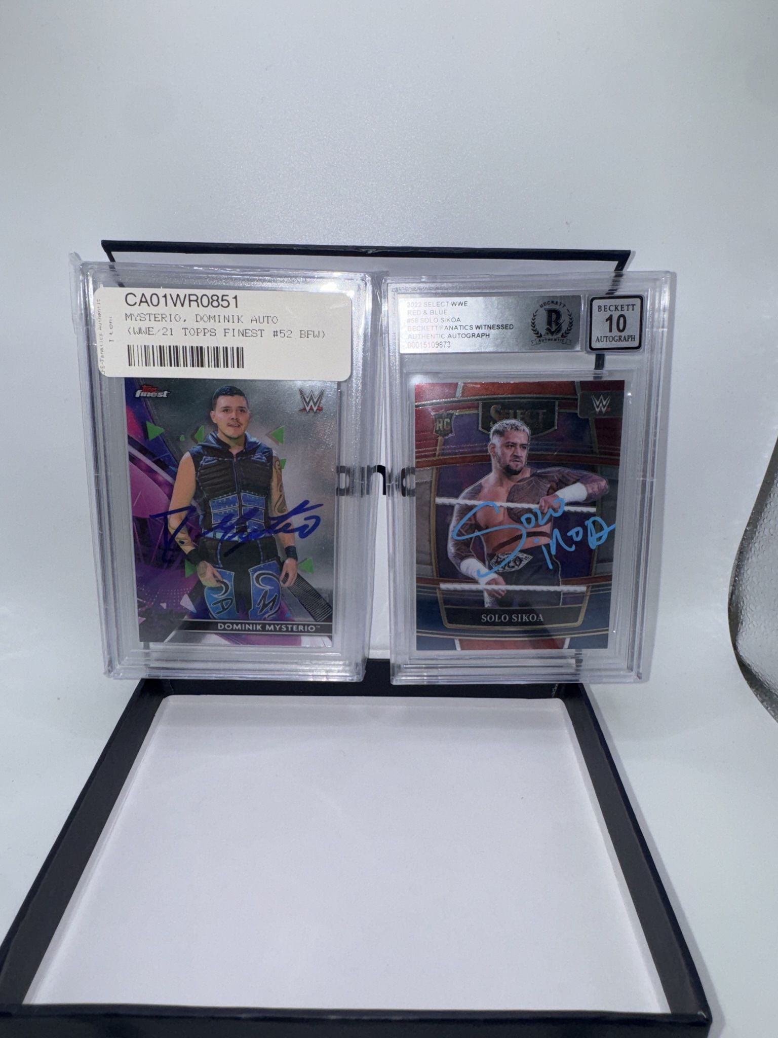 💥 WWE Signed Cards – Solo Sikoa & Dominik Mysterio 🖊️🔥