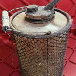 Antique Glass Kerosene Fluid Oil Lamp Filler Tool Ohio Lantern 1895 Bottle Can