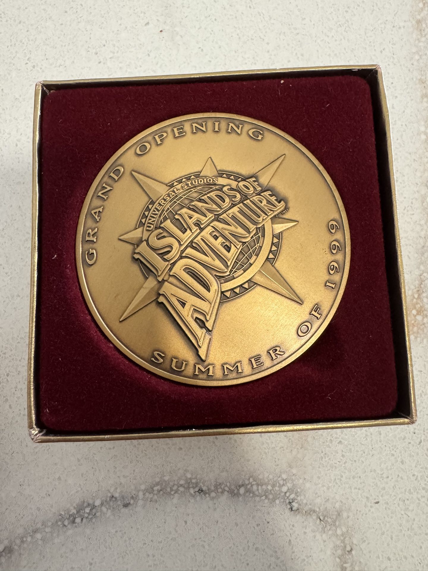 1999 Islands of Adventure Rare Medallion