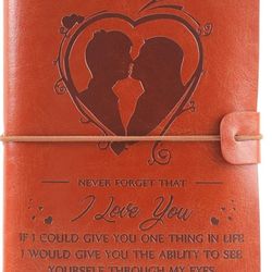 To My Wife Leather Journal