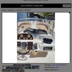 2004 Hurricane Fundeck 21 s