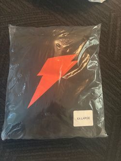 Black Lightning Bolt Graphic hoodie XX-Large