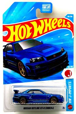 Hot Wheels Nissan Skyline GT-R BNR34 HW J-Imports