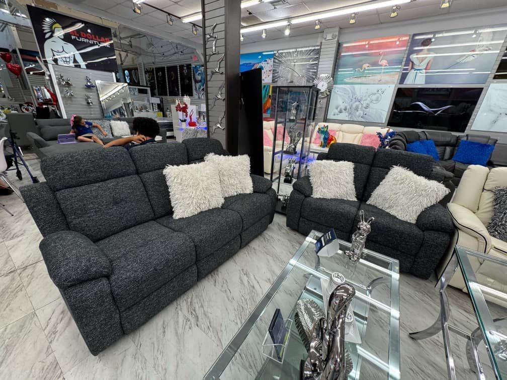 SOFÁ Y LOVESEAT RECLINABLES NUEVOS